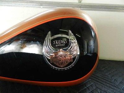 08 Harley FLSTF FLSTC Softail Gas Fuel Tank 105th Anniversary  