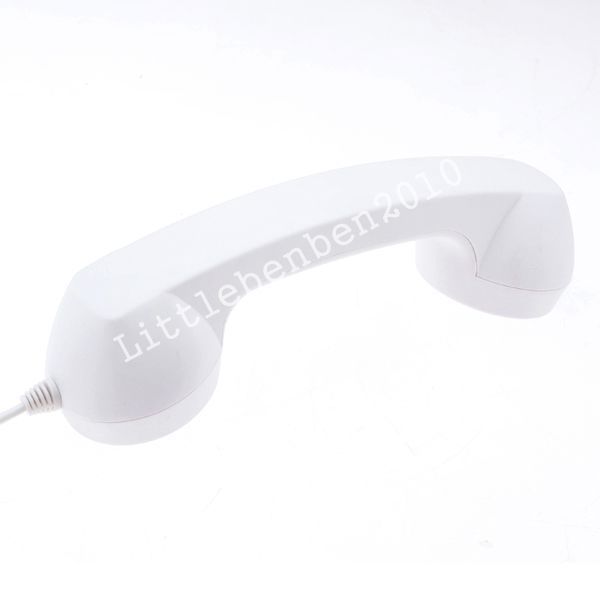   Volume + /   Telephone Handset For iPhone 4 4G 3G 3GS White  