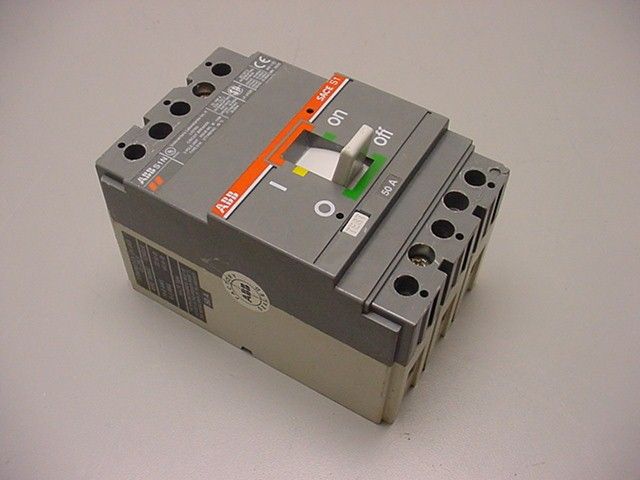 ABB S1N 3 POLE CIRCUIT BREAKER SACE 50A 480V Nice  