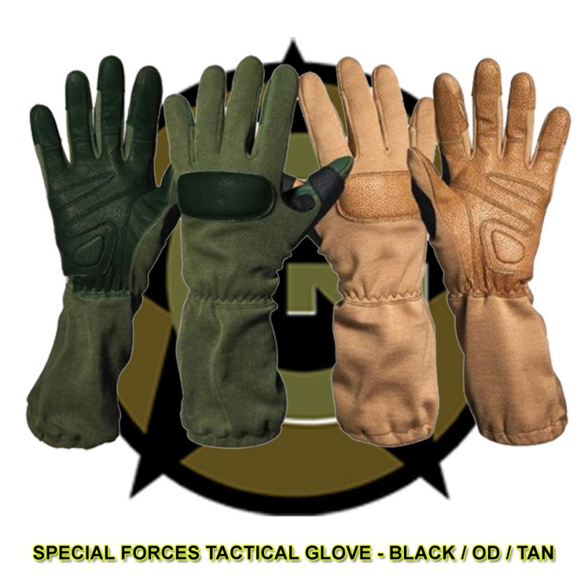 KELVAR GLOVES Special Forces Tactical Cut Resistant Flash Protection 