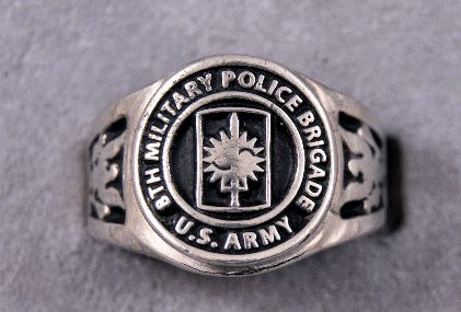 US Army Military Police Rings Choice of 17 Different MP Units  
