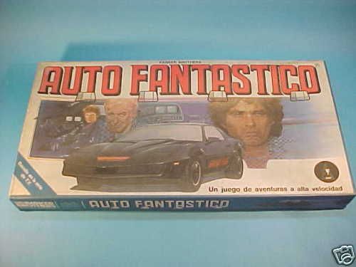 1982 KNIGHT RIDER BOARD GAME PARKER BROTHERS ARGENTINA  