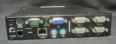 STARTECH KVM SWITCH IP SV441HDIE SERVER REMOTE CONTROL  