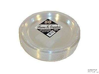Clear Plastic Plates 300 EACH Wedding / Party  