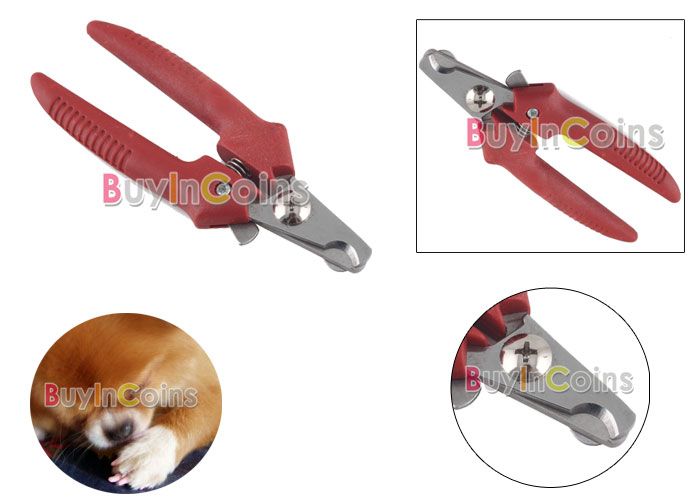 Handle Pet Dog Cat Nail Clippers Scissors Grooming #2  