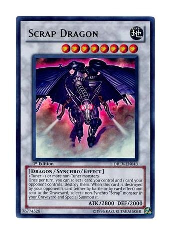 YUGIOH DREV EN043 SCRAP DRAGON ULTRA RARE 1ST EDITION  